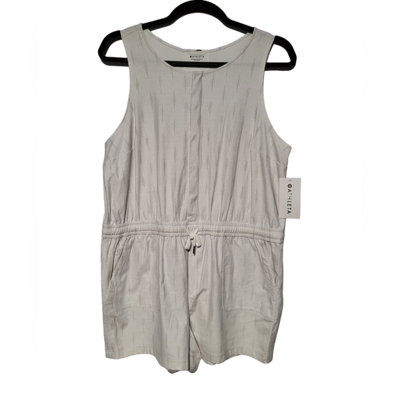 Athleta Women's Farallon Printed Romper, Spliced Magic Veil Grey Size 2XL. - Picture 2 of 9